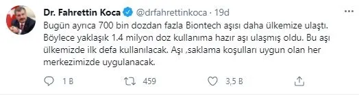 saglik-bakani-fahrettin-koca-son-dakika-olarak-duyurdu-biontech-asilari-turkiyede-kac-doz-biontech-asisi-geldi-ne-zaman-uygulanacak-1616607723994.jpg Sağlık Bakanı Fahrettin Koca son dakika olarak duyurdu! Biontech aşıları Türkiye'de! Kaç doz Biontech aşısı geldi? Ne zaman uygulanacak? - 7