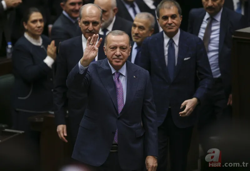 Başkan Erdoğan partilileri selamladı! O anlar böyle görüntülendi... 3