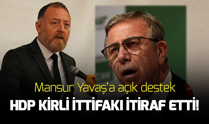 HDP Mansur Yavaşa desteğini açık açık ilan etti | Sezai Temelli konuştu