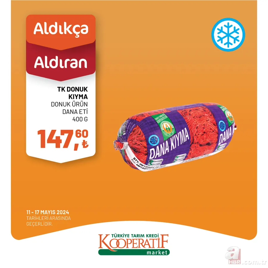 Tarım Kredi Market katalog indirimi bugün bitiyor! Dana Kıyma 147,60 TL, Beyaz Peynir 114,30 TL, Kaşar Peynir 219,00, Siyah Çay 102,90 TL’ye satılıyor 6