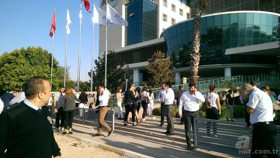 ATSO binası otoparkındaki patlamadan fotoğraflar 8