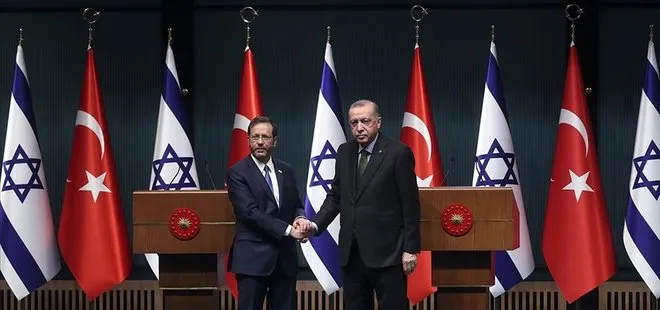 Son dakika: Başkan Erdoğan İsrail Cumhurbaşkanı Isaac Herzog ile görüştü