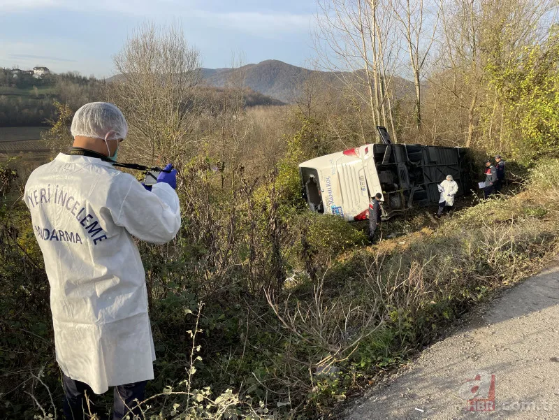Bartın'da yolcu otobüsü devrildi! Çok sayıda yaralı var 13