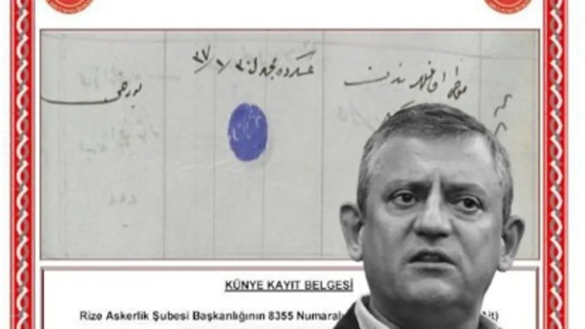 AK Parti'den Başkan Erdoğan'ı hedef alan Özgür Özel'e şehadet belgeli cevap!