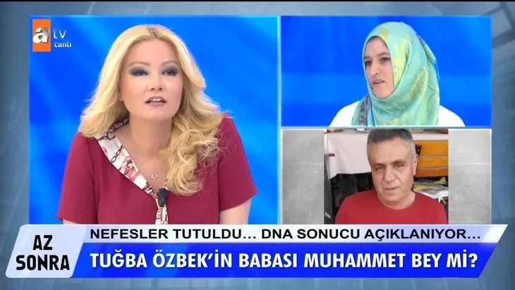 Müge Anlı’da açıklanan DNA testi şoke etti! Tuğba Özbek Muhammed Şerif’in kızı mı?