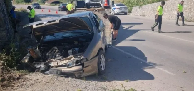 Sinop'ta korkunç kaza! 1'i bebek 3 yaralı var