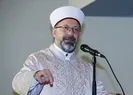 Diyanet İşleri Başkanı Ali Erbaştan Boğaziçi Üniversitesi önünde Kabe fotoğrafının yere serilmesine sert tepki