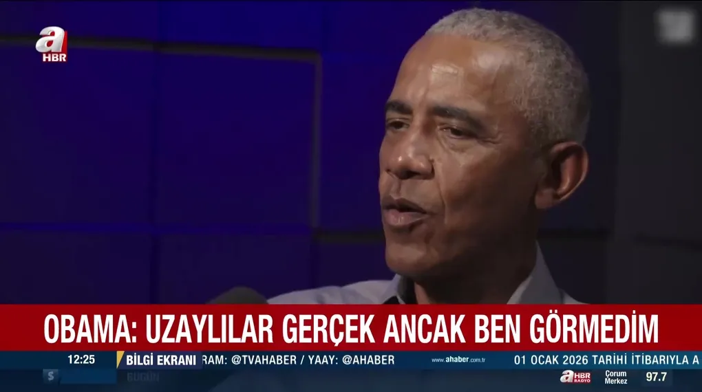 Eski ABD Başkanı Obama'dan uzaylı itirafı