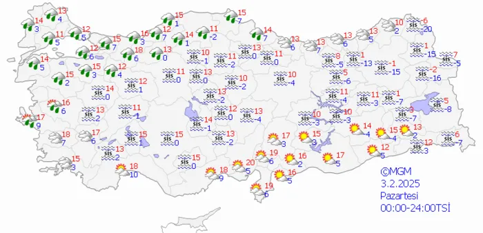 1738467385213.png Meteoroloji Genel Müdürlüğü'nün 5 günlük hava tahmin raporu (ahaber.com.tr)