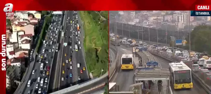 İstanbul trafiğinde son durum ne? Yoğunluk var mı? İstanbul yeni güne nasıl başladı? - 1