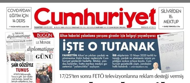 Cumhuriyet Gazetesi Genel Yayın Yönetmeni Aykut Küçükkaya da yalan haber hazırlamış! - 1