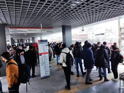 İstanbul’da metro rezaleti bitmiyor! Yenikapı-Kirazlı Metro Hattı’nda arıza