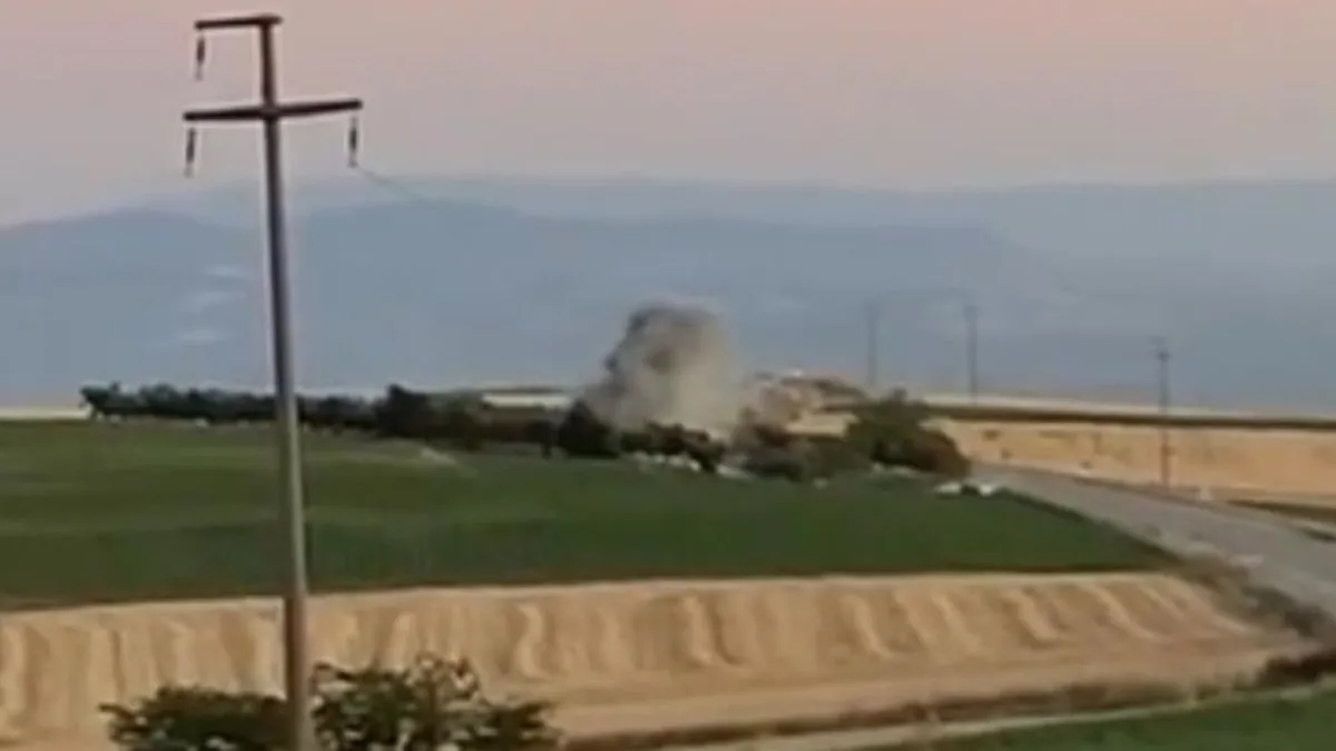Bursa'da eski yapım bomba imha edildi