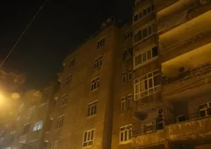 Diyarbakır'da korku dolu anlar! Kolon patladı apar topar tahliye edildiler