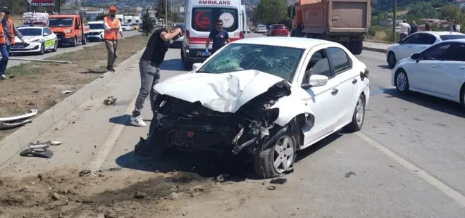 Samsun'da trafik kazası: 3 yaralı