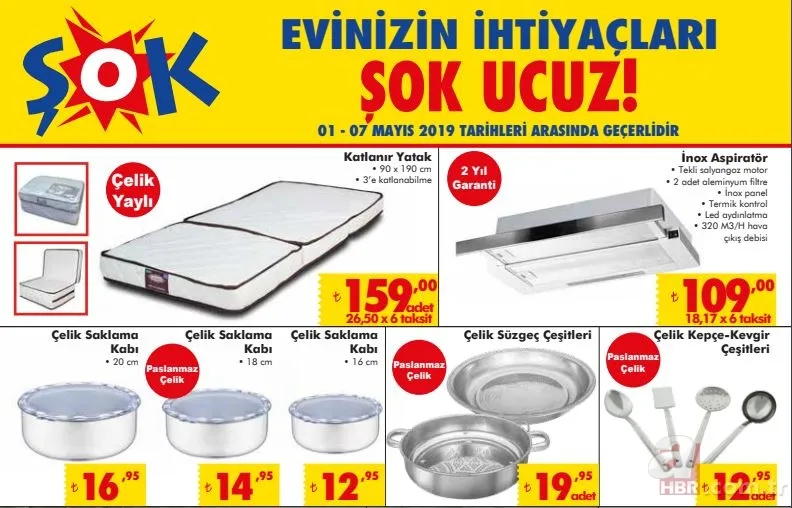 Şok aktüel ürünler kataloğu 1-7 Mayıs ile Ramazan sofraları kuruluyor! ŞOK indirimli ürünler bu hafta 20