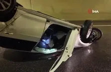 Sağanak yağış kazayı beraberinde getirdi