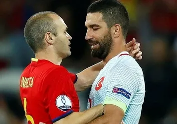 Iniesta'dan Arda Turan'a veda