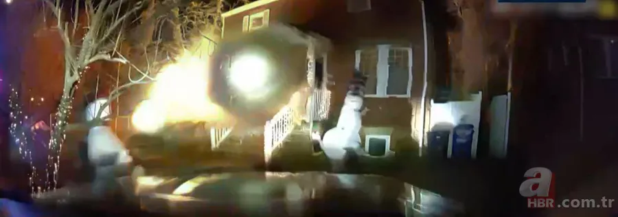 Evini kendisi de içindeyken böyle patlattı! Korkunç anlar saniye saniye kamerada 7