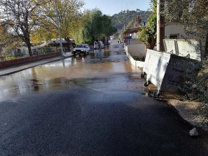 CHP’li Bodrum Belediyesi isyan ettirdi! Bitmeyen çile: Patlayan su boruları