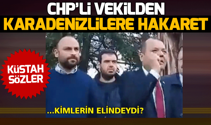 Yine CHP yine hakaret dili!