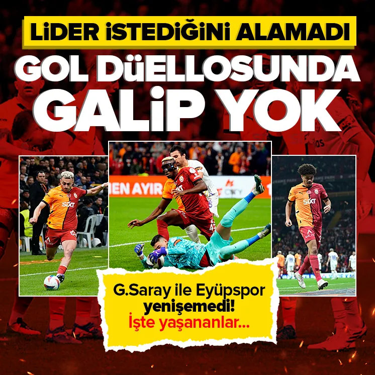 Galatasaray Rams Parkta istediğini alamadı!