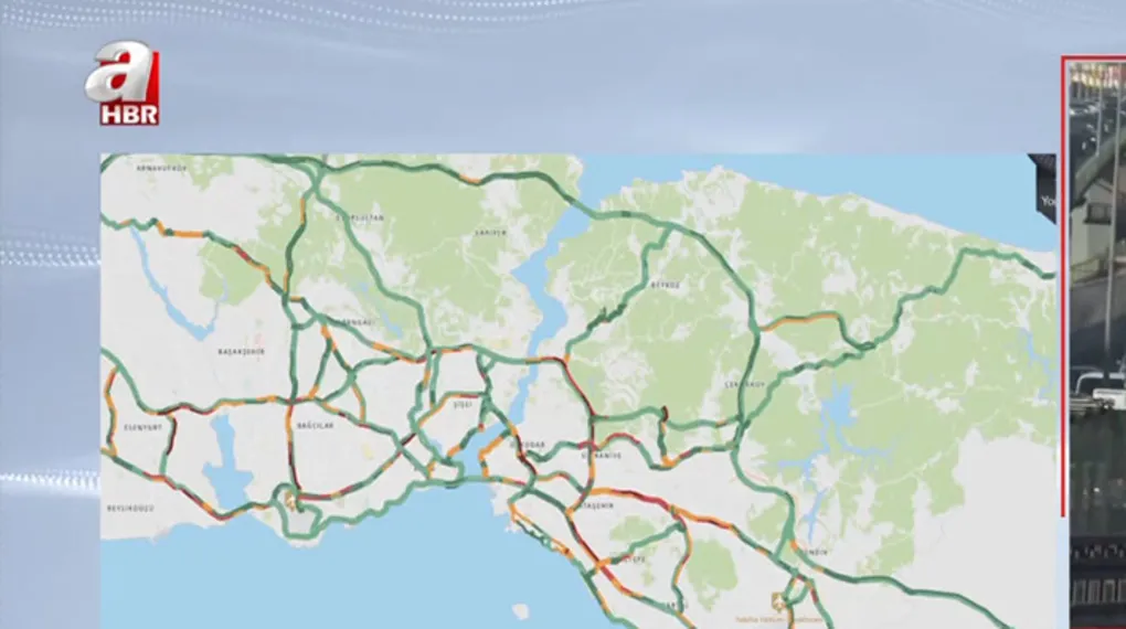 İstanbul'da trafik yüzde 49 seviyesinde