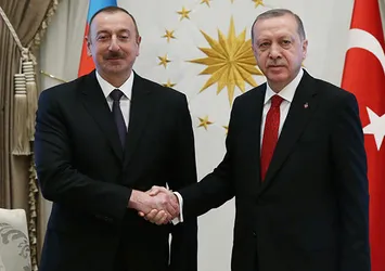 Azerbaycan Cumhurbaşkanı Aliyev'den Başkan Erdoğan'a kutlama