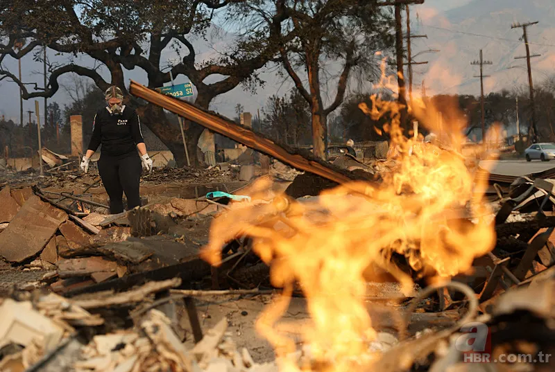 Los Angeles alev alev yanıyor! Bazı bölgelerde sokağa çıkma yasağı ilan edildi 19