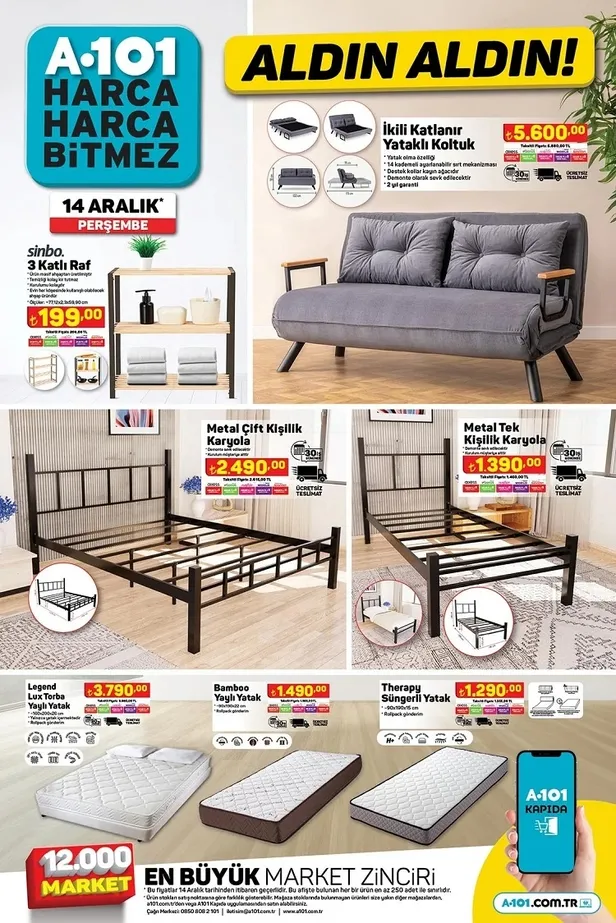 A101 16 Aralık aktüel indirim kataloğu yayınlandı! A101’e 125 CC Benzinli Motosiklet, Toshiba smart TV, Duvar Tipi Isıtıcı ve daha fazlası satışta