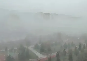 Karaman'da sis etkili oldu