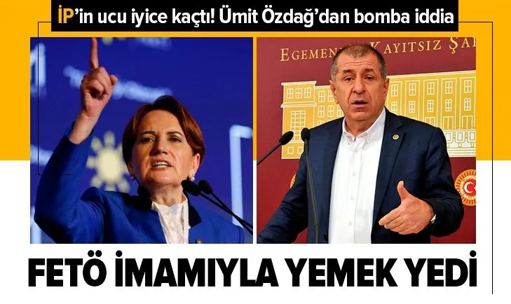 Son dakika: İYİ Parti’de FETÖ krizi büyüyor! Ümit Özdağ’dan bomba iddia: Genel Başkan Yardımcısı FETÖ imamıyla yemek yedi