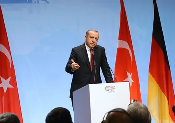 Erdoğan G-20 sonrası Hamburg'da konuştu