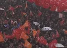 Kar bora fırtına engellemiyor! İşte AK Partinin Erzurum mitingi