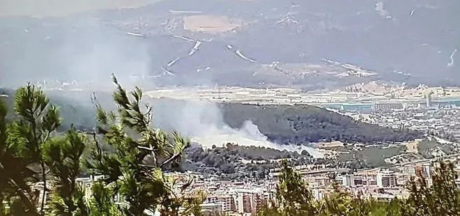 İzmir Buca’da korkutan orman yangını kontrol altında