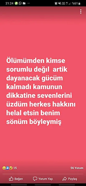 İzmir'de 'Ölümümden kimse sorumlu değil' diye not bırakıp intihar etti - 2