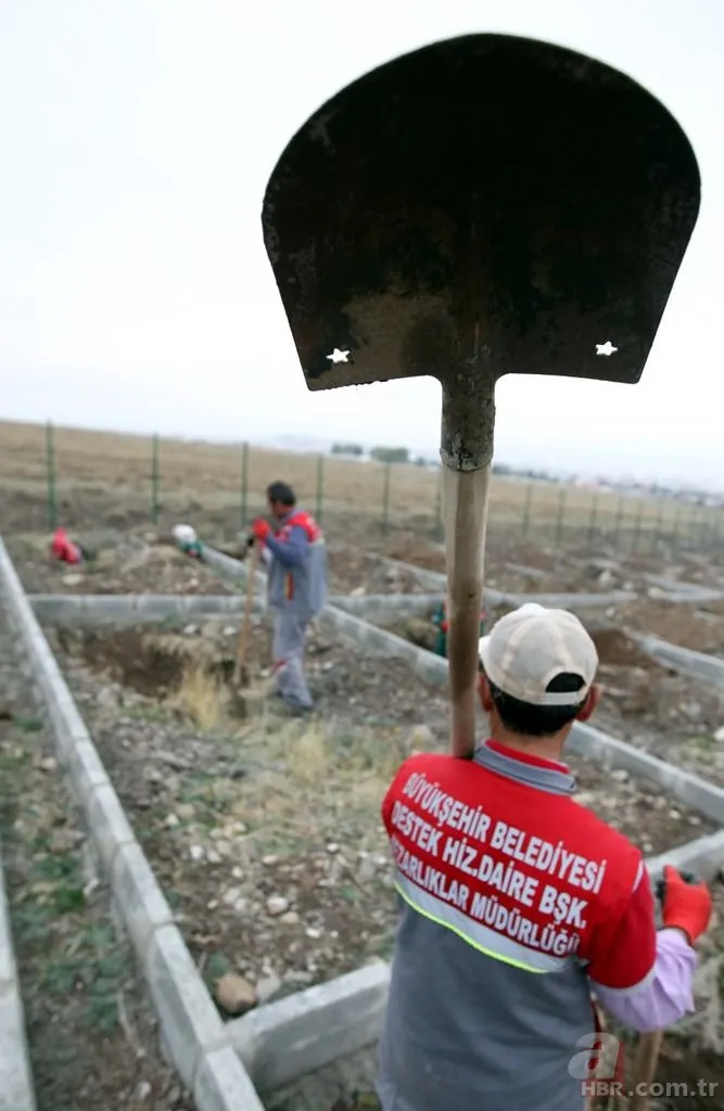 Erzurum'da bin kişilik mezar yeri açtılar 12