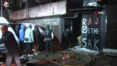 Bayrampaşa’da tek katlı otoparkta yangın