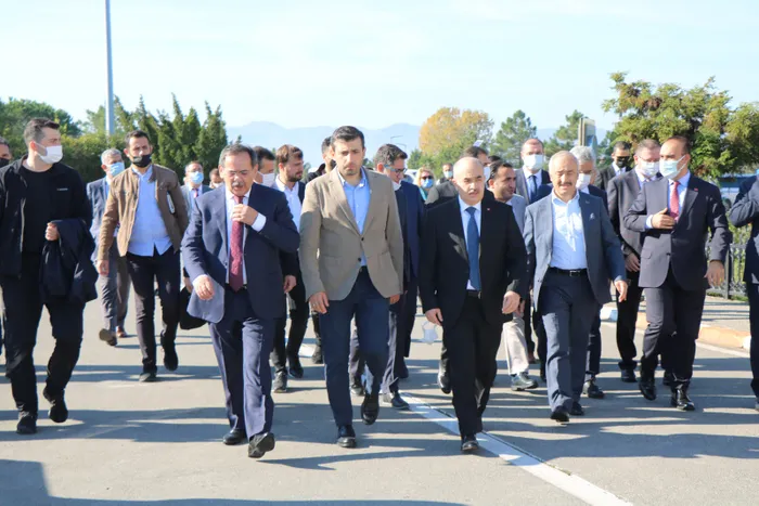 Selçuk Bayraktar Samsun'da! TEKNOFEST 2022 için ilk incelemelere başladı - 1