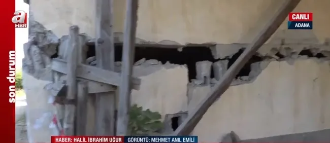 Adana 5,5’le sallandı! İşte depremin yıkıcı boyutu