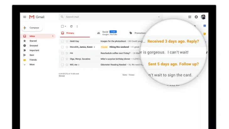 Yılların Gmail tasarımı sonunda tamamen değişti!