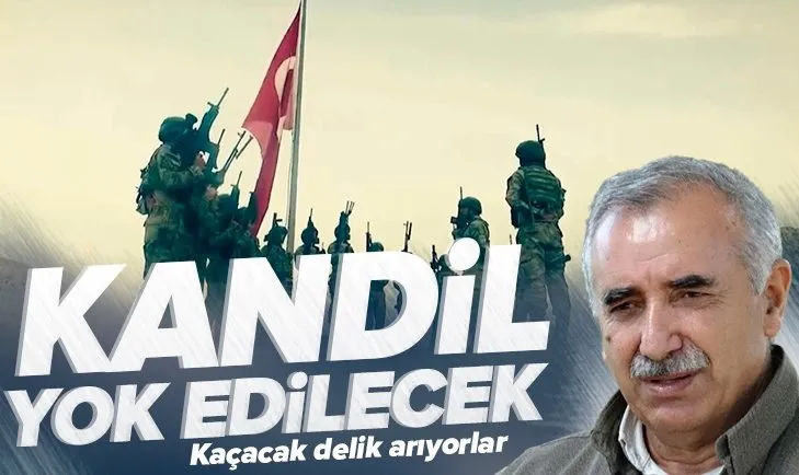 Kandil yok edilecek! Terör örgütü elebaşları kaçacak delik arıyor