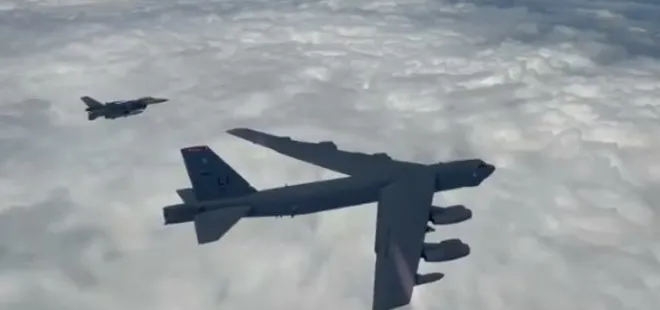 Türk F-16’ları ve ABD B-52’leri birlikte uçtu