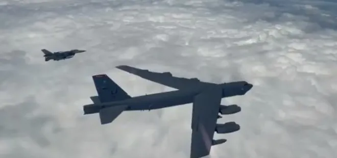Türk F-16’ları ve ABD B-52’leri birlikte uçtu