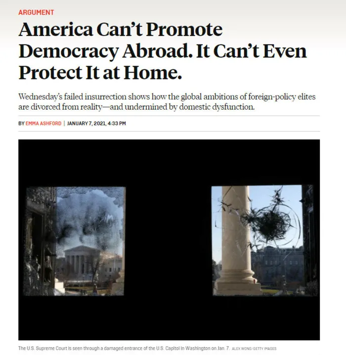 Foreign Policy: ABD iktidar değişimi sırasında kan dökülmesini engelleyemeyen zayıf bir demokrasi - 2