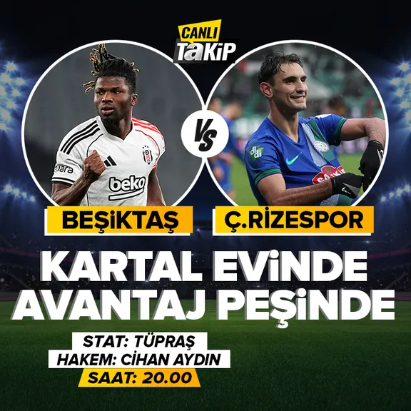 CANLI | Beşiktaş - Çaykur Rizespor