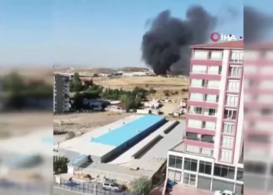 Ankara’da Hurdacılar Sitesi’nde yangın
