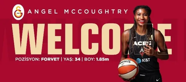 Son dakika: Galatasaray transferi resmen açıkladı! Angel McCoughtry...