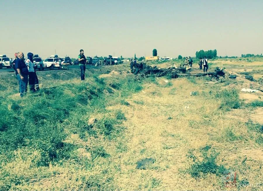 Iğdır'da polis aracına saldırı 1