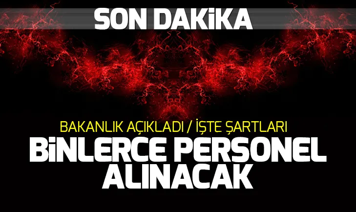 Sağlık Bakanlığı binlerce personel alacak!
